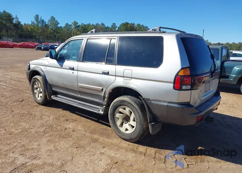 2000 Mitsubishi Montero Sport Ls/Xls из США, поврежденный, VIN JA4LS31H5YP049222